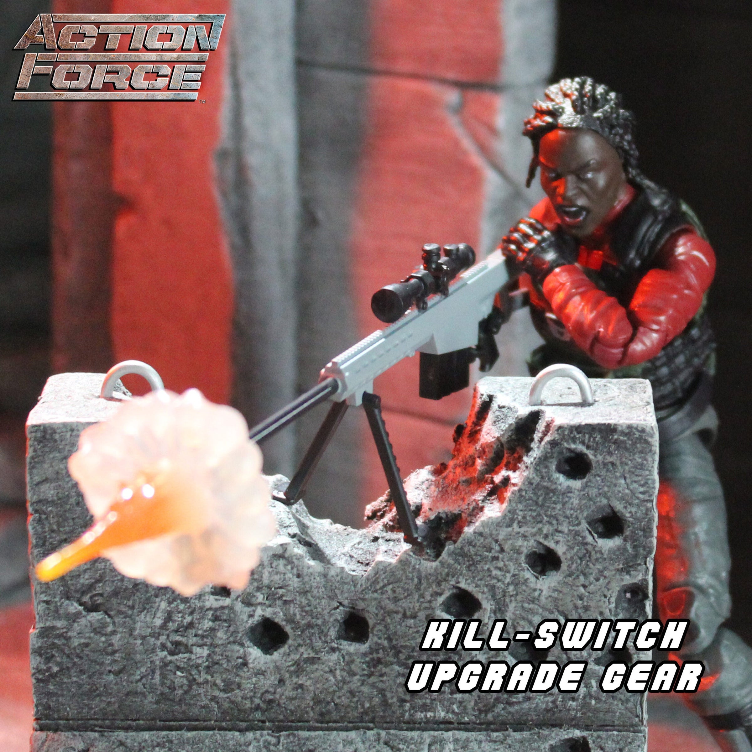 Valaverse Action Force Kill Switch upgrade gear for 1/12 Action