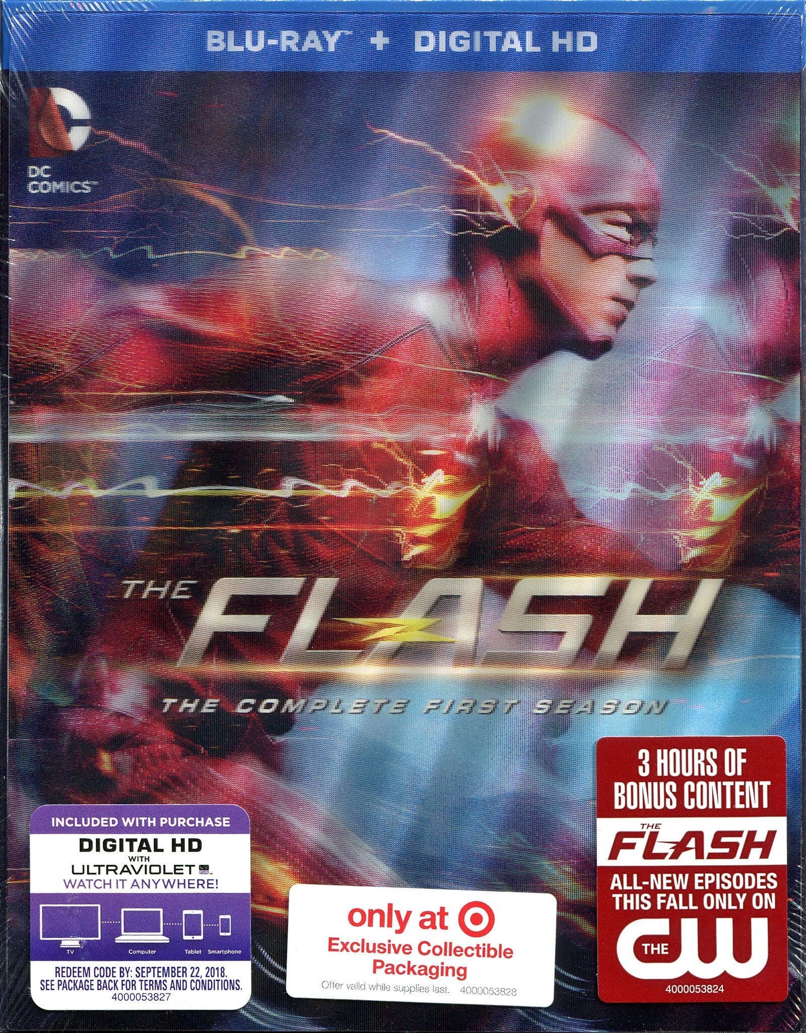The Flash Season 1 With Exclusive Limited Edition Lenticular Cover